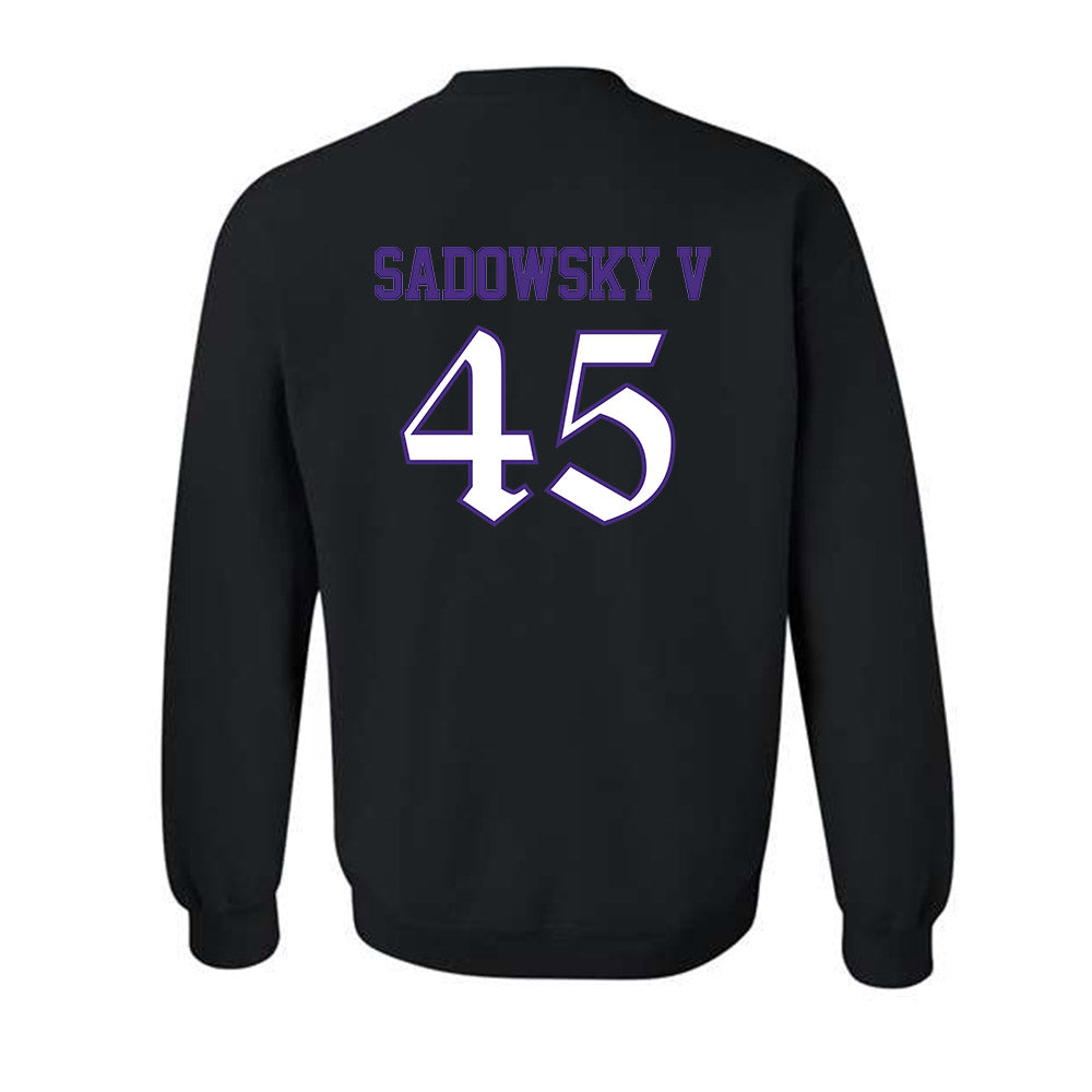 Northwestern - NCAA Football : Jack Sadowsky V - Crewneck Sweatshirt-1