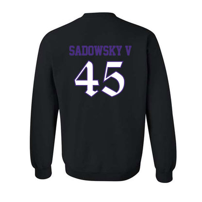 Northwestern - NCAA Football : Jack Sadowsky V - Crewneck Sweatshirt-1