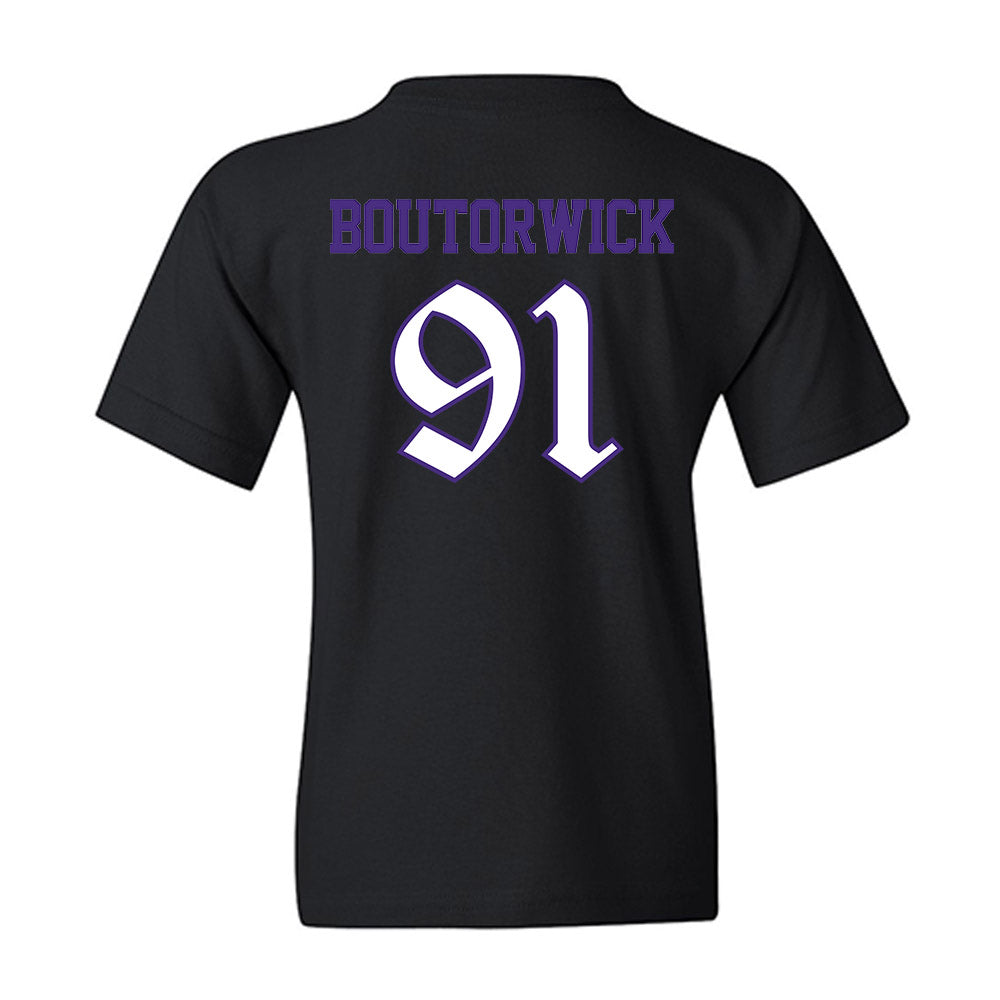 Northwestern - NCAA Football : Evan Boutorwick - Youth T-Shirt-1