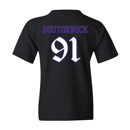 Northwestern - NCAA Football : Evan Boutorwick - Youth T-Shirt-1