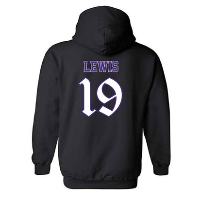 Northwestern - NCAA Football : J.J. Lewis - Hooded Sweatshirt-1