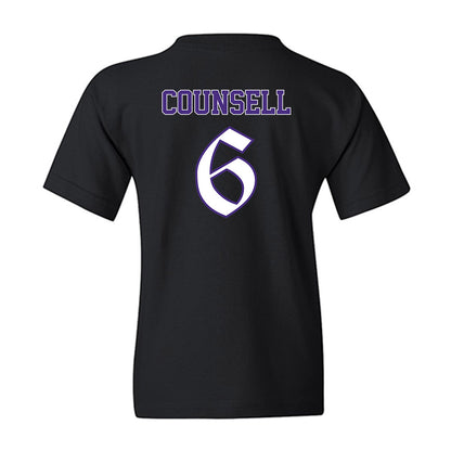 Northwestern - NCAA Baseball : Jack Counsell - Youth T-Shirt-1