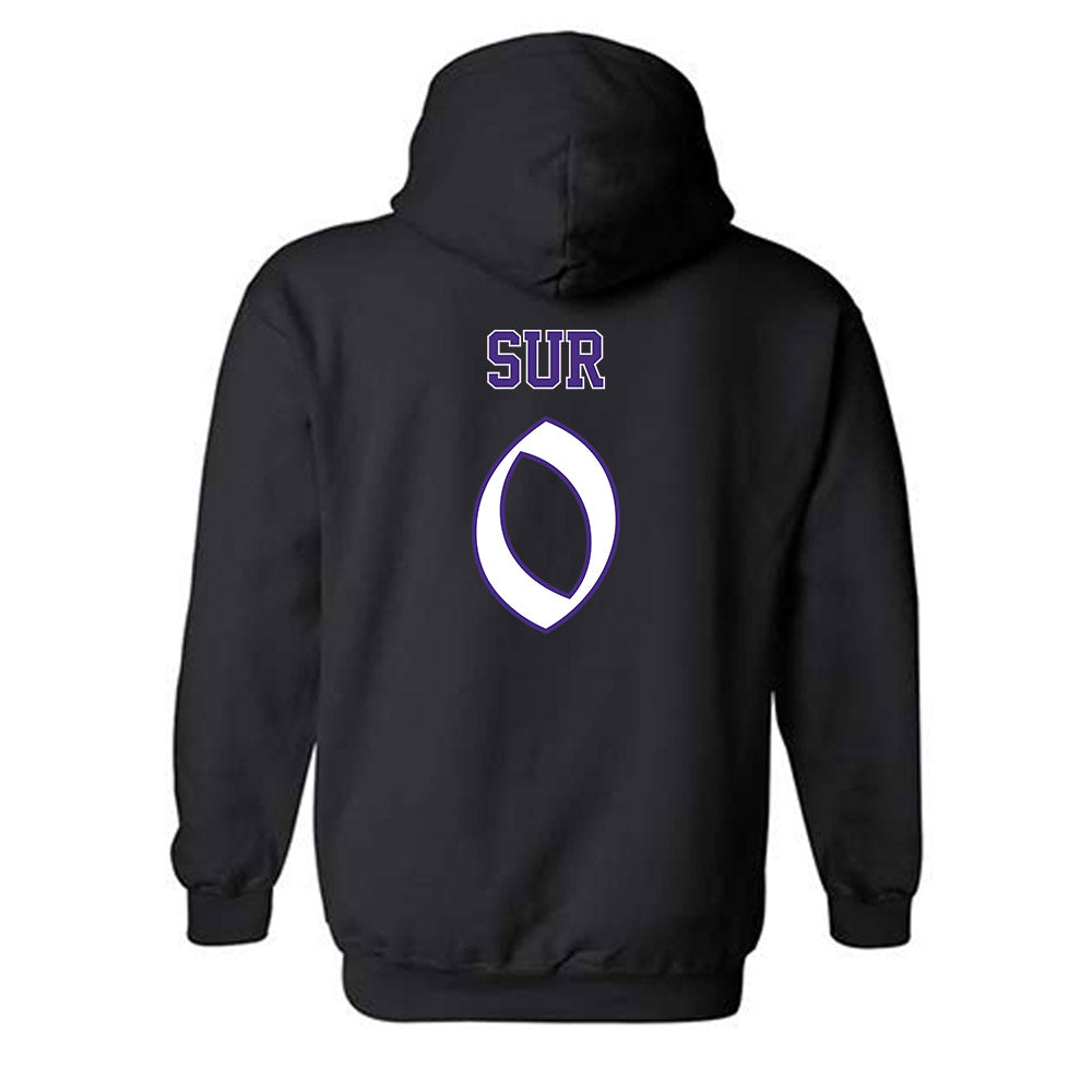 Northwestern - NCAA Football : Noah Sur - Hooded Sweatshirt-1