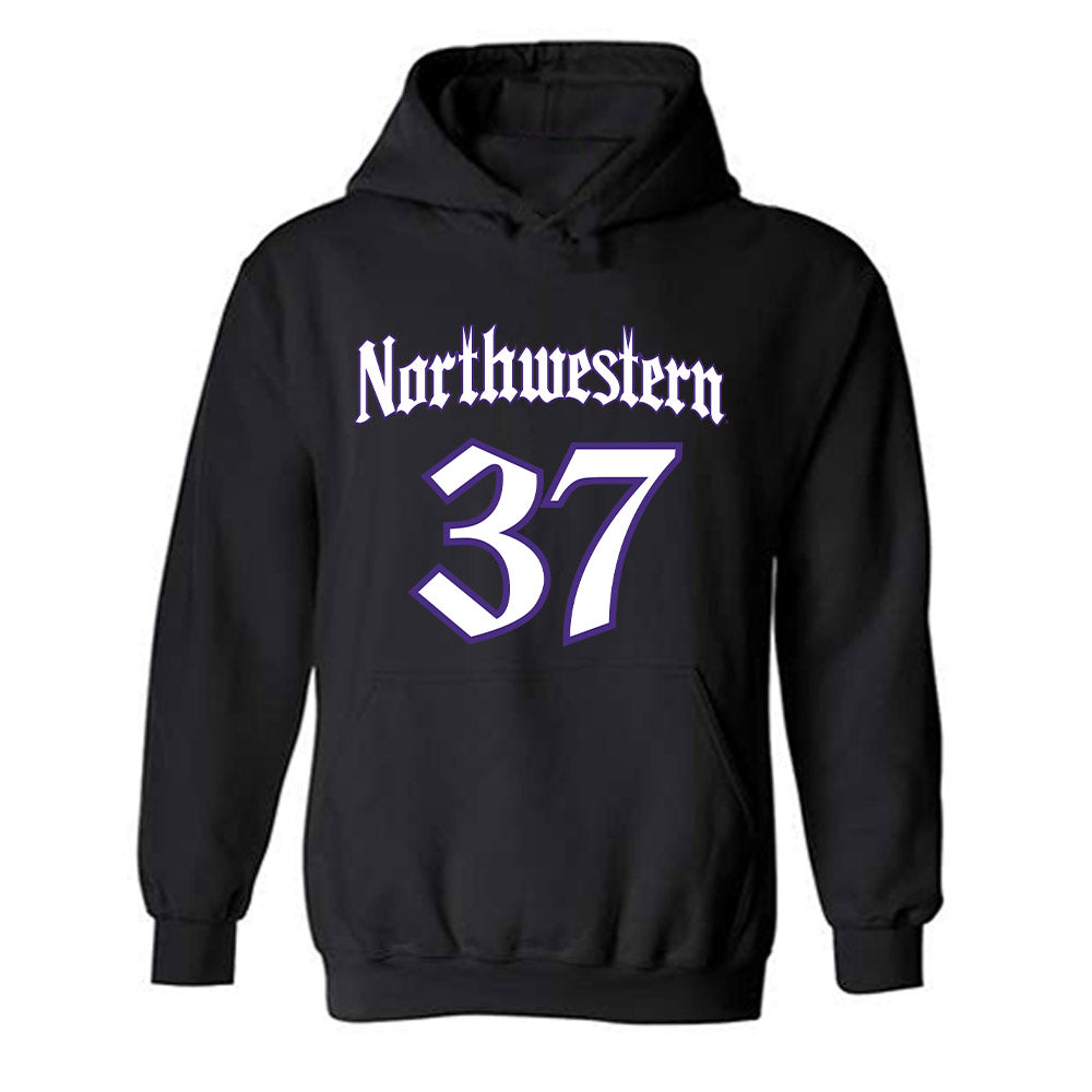 Northwestern - NCAA Women's Lacrosse : Kyle Finnell - Hooded Sweatshirt-0