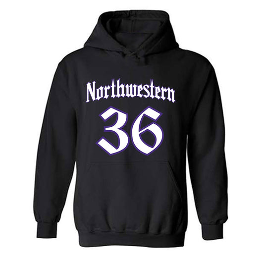Northwestern - NCAA Football : Nate Dawson - Hooded Sweatshirt-0