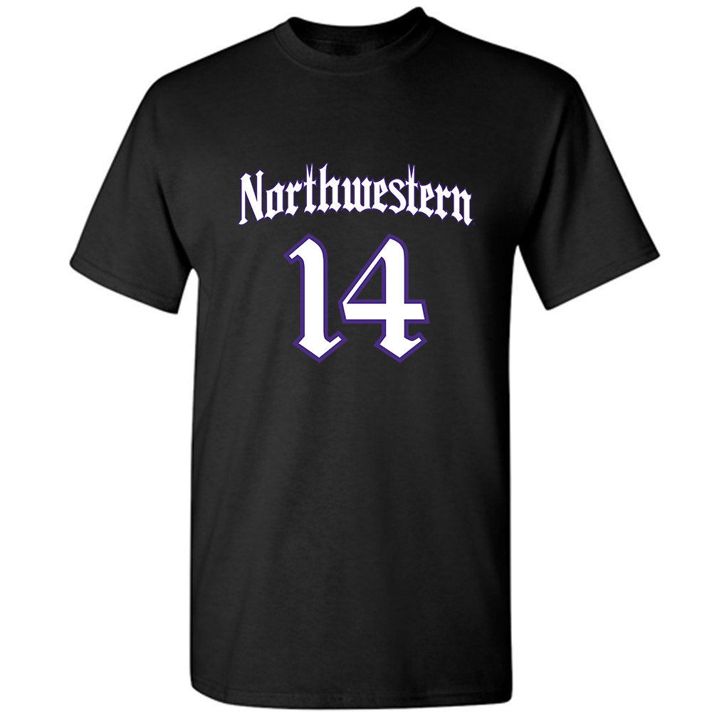 Northwestern - NCAA Football : Dube Enongene - T-Shirt-0
