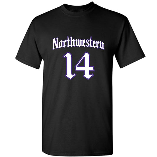 Northwestern - NCAA Football : Dube Enongene - T-Shirt-0