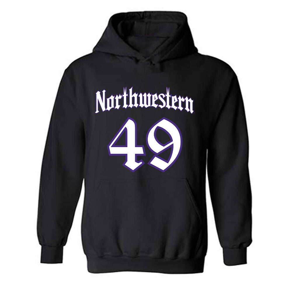 Northwestern - NCAA Football : Amare Jordan - Hooded Sweatshirt-0