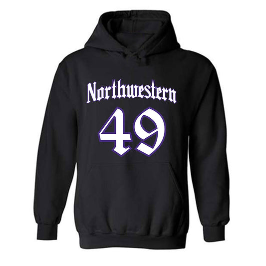 Northwestern - NCAA Football : Amare Jordan - Hooded Sweatshirt-0