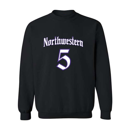 Northwestern - NCAA Men's Soccer : Josue Pfrommer - Crewneck Sweatshirt-0
