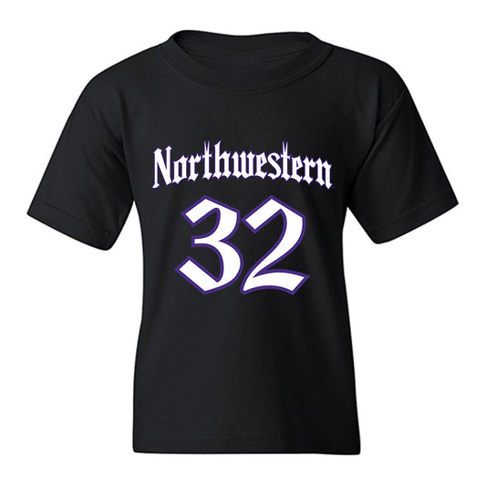 Northwestern - NCAA Baseball : Chayce Kieck - Youth T-Shirt-0