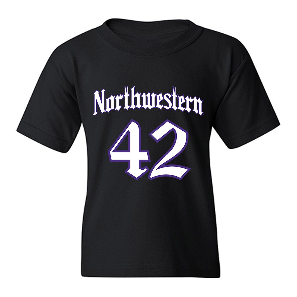Northwestern - NCAA Football : Nigel Glover - Youth T-Shirt-0