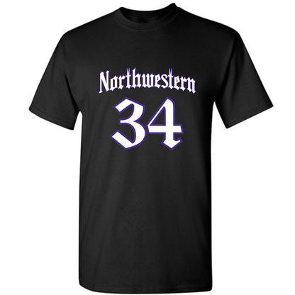 Northwestern - NCAA Baseball : Charlie Kutz - T-Shirt-0