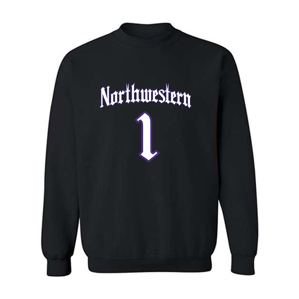 Northwestern - NCAA Baseball : Noah Ruiz - Crewneck Sweatshirt-0