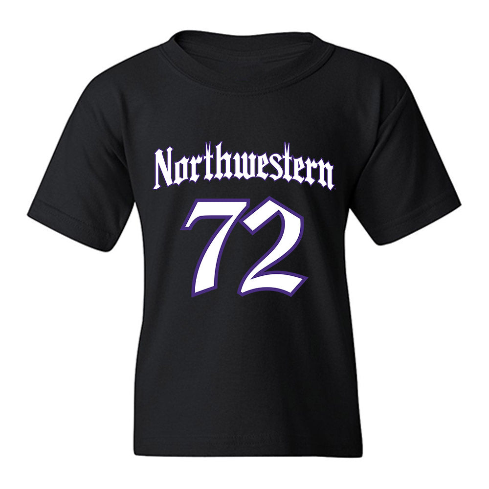 Northwestern - NCAA Football : Jack Fuchs - Youth T-Shirt-0