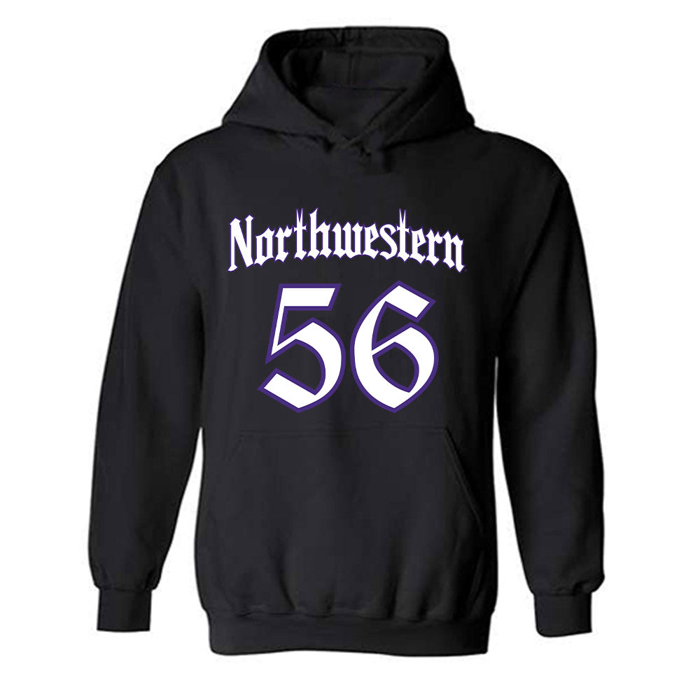 Northwestern - NCAA Football : Tre Hoskins - Hooded Sweatshirt-0
