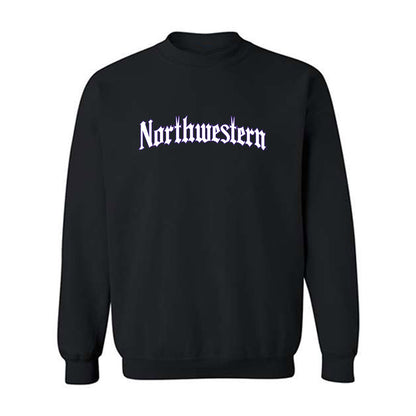 Northwestern - NCAA Wrestling : Massey Odiotti - Crewneck Sweatshirt-0