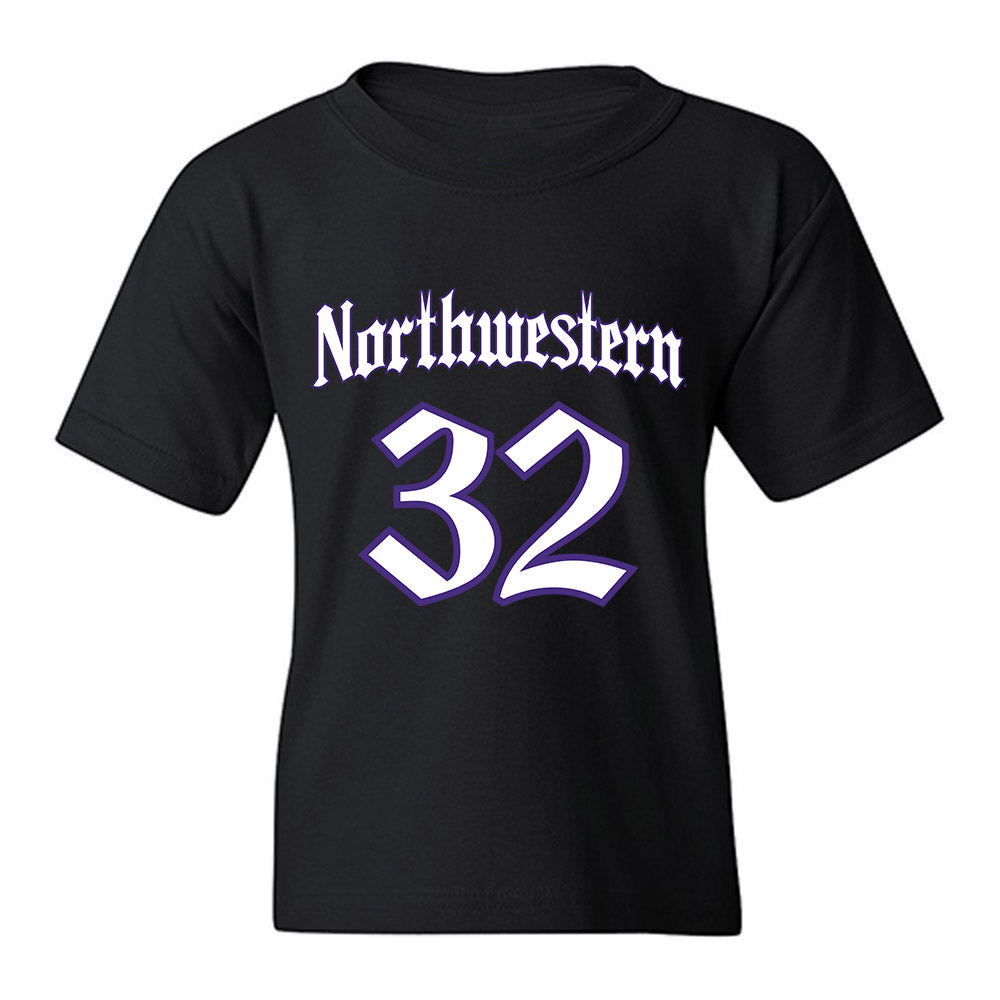 Northwestern - NCAA Women's Lacrosse : Liz Carlson - Youth T-Shirt-0