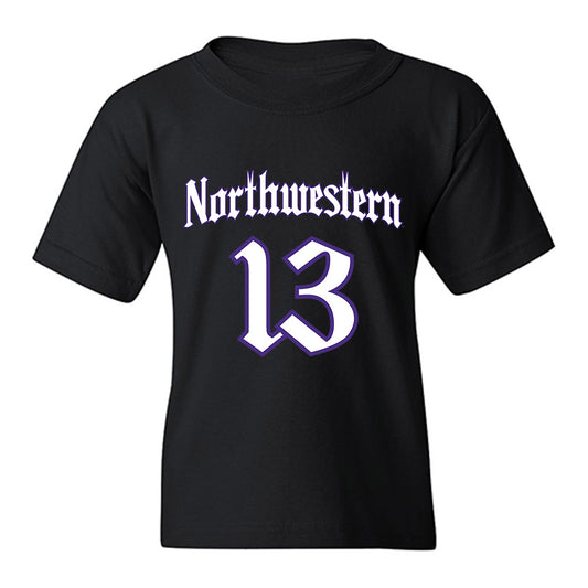 Northwestern - NCAA Men's Soccer : Baraka Tarleton - Youth T-Shirt-0
