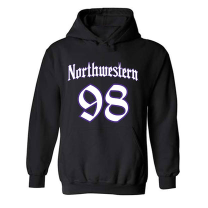 Northwestern - NCAA Football : Noah Sur - Hooded Sweatshirt-0