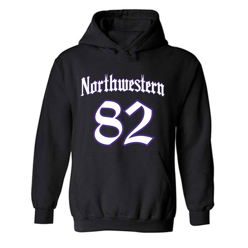 Northwestern - NCAA Football : Braden Blueitt - Hooded Sweatshirt-0