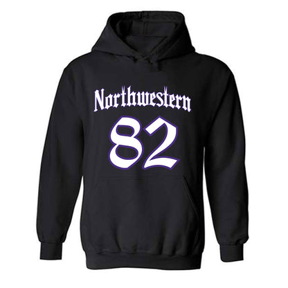 Northwestern - NCAA Football : Braden Blueitt - Hooded Sweatshirt-0