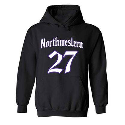 Northwestern - NCAA Softball : Ainsley Muno - Hooded Sweatshirt-0