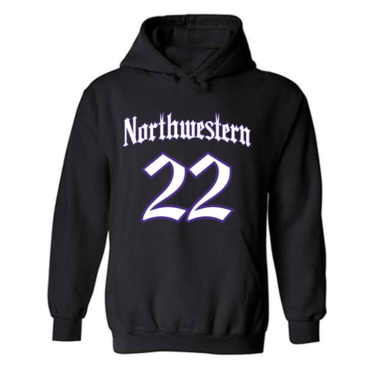 Northwestern - NCAA Football : Terrion Hicks - Hooded Sweatshirt-0