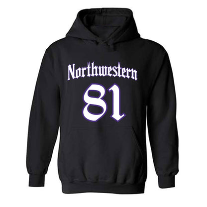 Northwestern - NCAA Football : Christopher Petrucci - Hooded Sweatshirt-0
