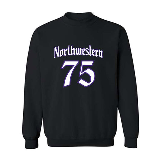 Northwestern - NCAA Football : Arkel Anugwom - Crewneck Sweatshirt-0
