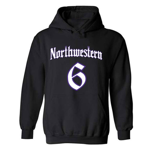Northwestern - NCAA Women's Volleyball : Clara Schramm - Hooded Sweatshirt-0