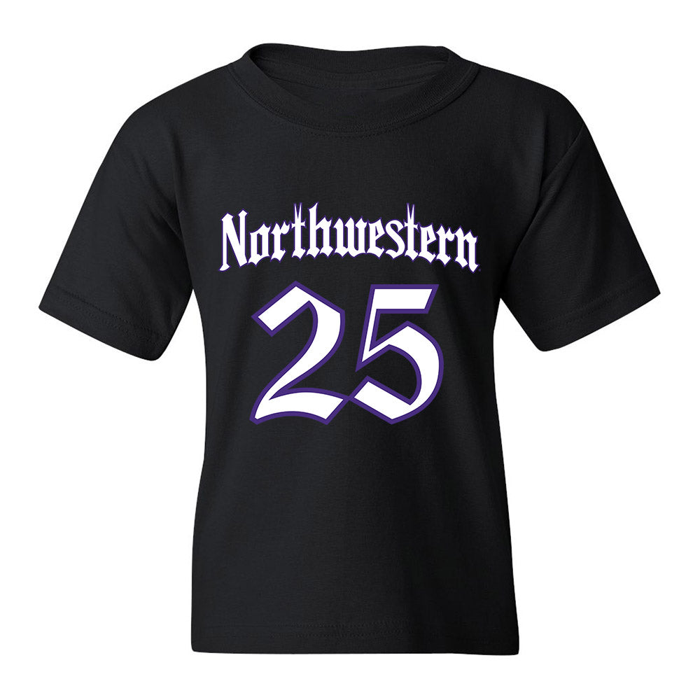 Northwestern - NCAA Women's Lacrosse : Madison Taylor - Youth T-Shirt