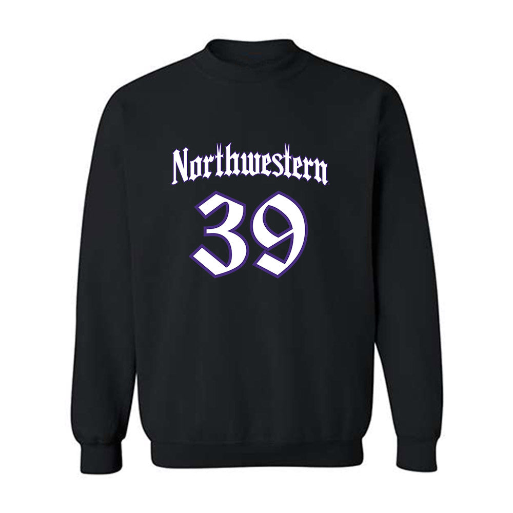 Northwestern - NCAA Baseball : Jake Rifenburg - Crewneck Sweatshirt-0