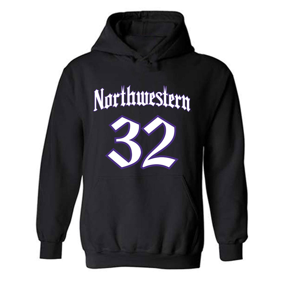 Northwestern - NCAA Baseball : Chayce Kieck - Hooded Sweatshirt-0