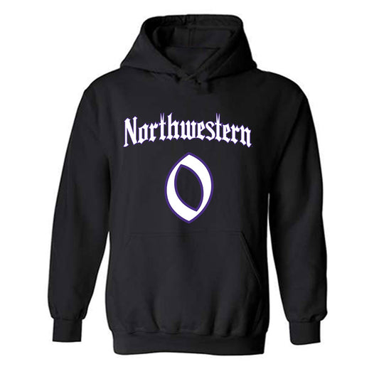 Northwestern - NCAA Football : Aidan Chiles - Hooded Sweatshirt-0