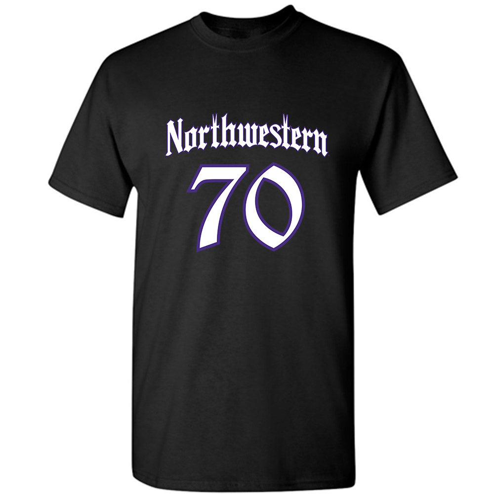 Northwestern - NCAA Football : Leighton Burbach - T-Shirt-0