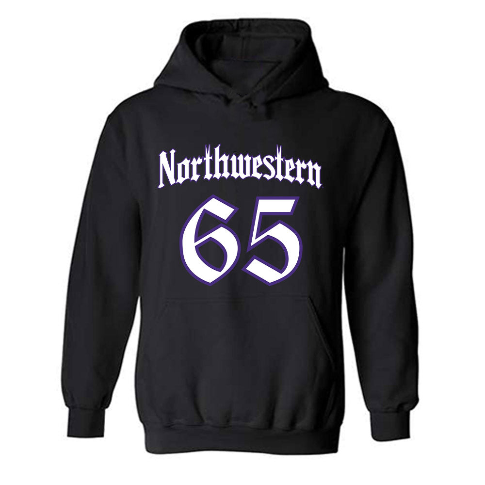 Northwestern - NCAA Football : Jackson Carsello - Hooded Sweatshirt-0