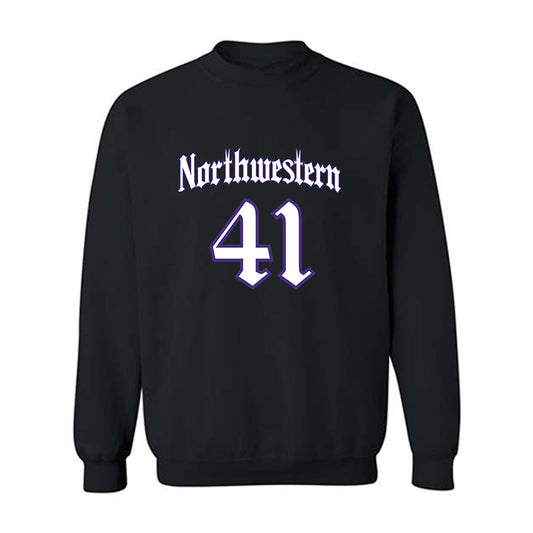 Northwestern - NCAA Football : Thomas Preckel - Crewneck Sweatshirt-0