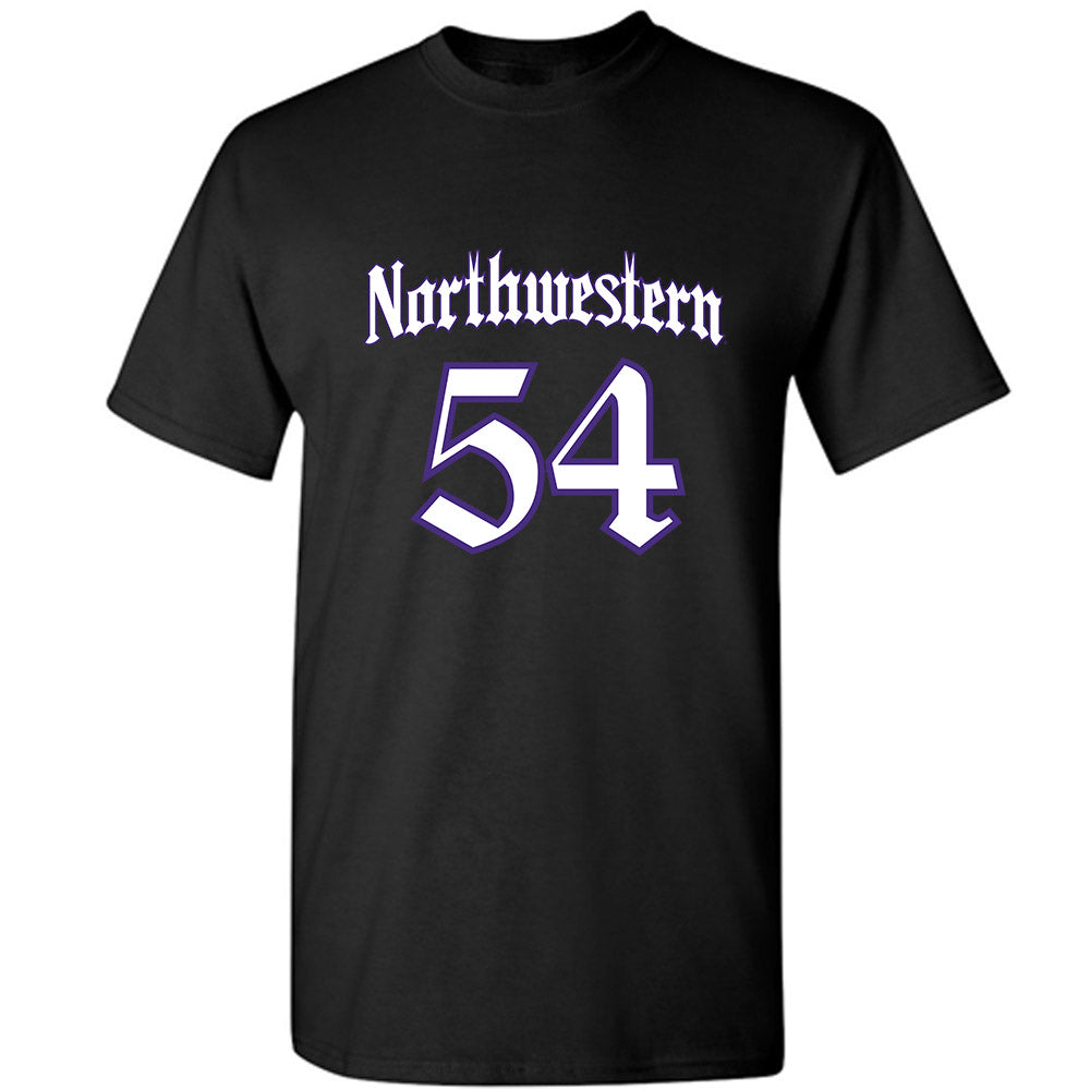 Northwestern - NCAA Men's Basketball : Gus Hurlburt - T-Shirt-0