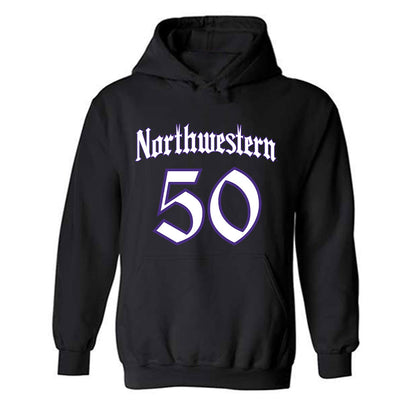 Northwestern - NCAA Football : Qayvier Johnson - Hooded Sweatshirt-0