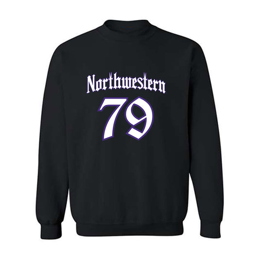 Northwestern - NCAA Football : Jacob Miller - Crewneck Sweatshirt-0