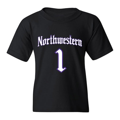Northwestern - NCAA Baseball : Noah Ruiz - Youth T-Shirt-0