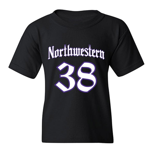 Northwestern - NCAA Women's Lacrosse : Kate Keller - Youth T-Shirt-0
