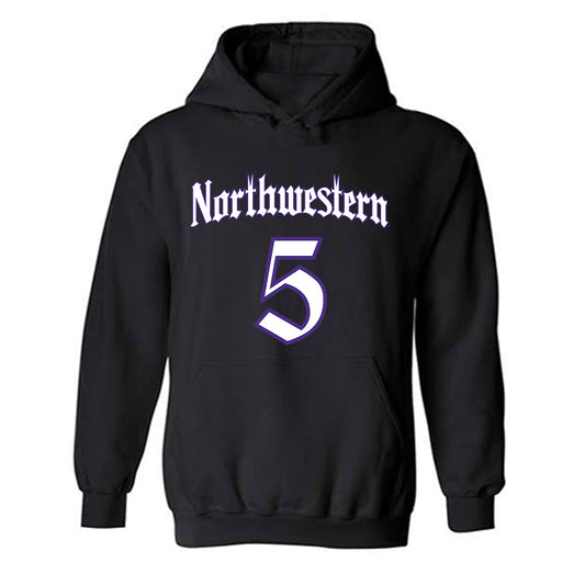 Northwestern - NCAA Men's Soccer : Josue Pfrommer - Hooded Sweatshirt-0
