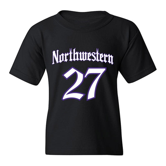 Northwestern - NCAA Football : Gavin Sawchuk - Youth T-Shirt-0