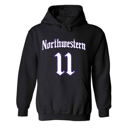 Northwestern - NCAA Softball : Gigi Ganje - Classic Shersey Hooded Sweatshirt-0
