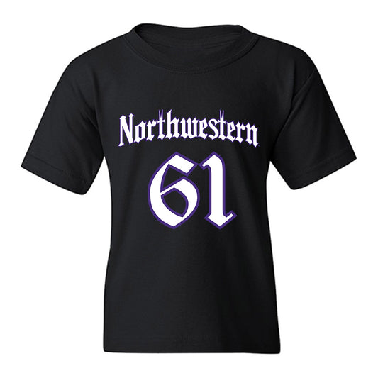 Northwestern - NCAA Football : David Anchondo - Youth T-Shirt-0