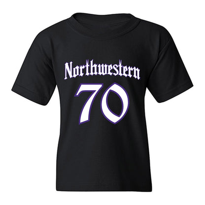 Northwestern - NCAA Football : Leighton Burbach - Youth T-Shirt-0