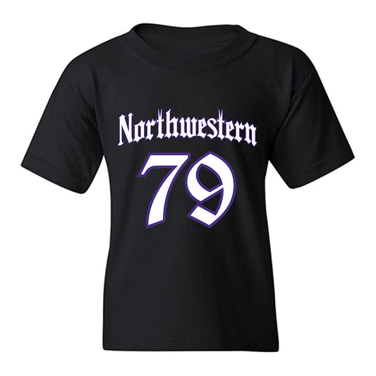 Northwestern - NCAA Football : Jacob Miller - Youth T-Shirt-0