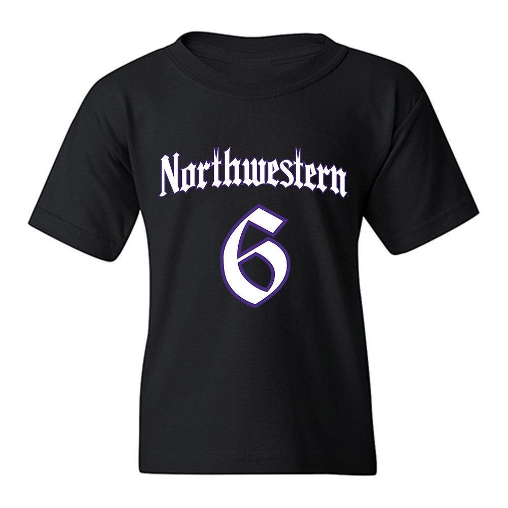 Northwestern - NCAA Men's Soccer : Andrew Millar - Youth T-Shirt-0